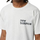 Kortrmet T-shirt til Mnd New Balance Nb Essentials Graphic 1 Sah Hvid #5