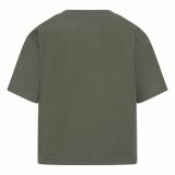 Brne Kortrmet T-shirt Converse Chuck Patch Boxy Oliven #2