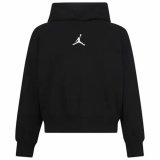 Sweatshirt med htte til piger Jordan Icon Play Hvid Sort #1