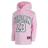 Sweatshirt med h�tte til piger Jordan Jordan Hbr Flc Po Hoodie Pink #1
