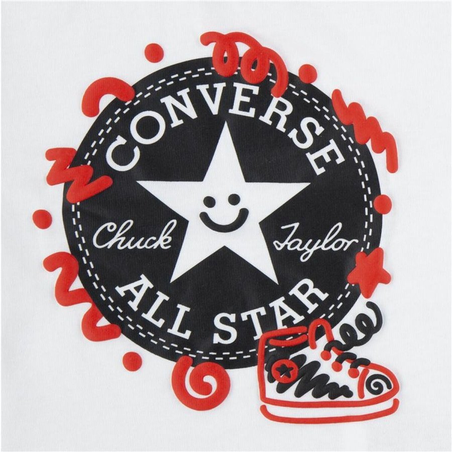 Sportstj til Brn Converse Squiggle S/Se+Ft Hvid #3