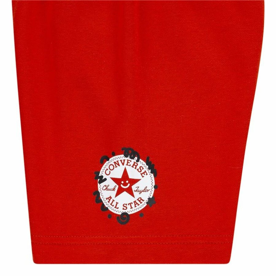 Sportstj til Brn Converse Squiggle S/Se+Ft Hvid #4