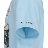 Brne Kortrmet T-shirt Converse Script Sneaker Gfx Himmelbl #4