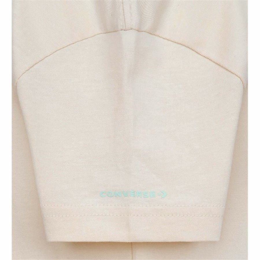 Brne Kortrmet T-shirt Converse Core Sse Laksefarvet #3