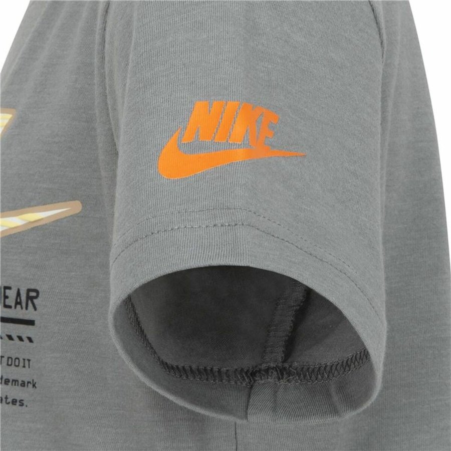 Kort�rmet T-shirt Nike Nike Futura Micro Text #3
