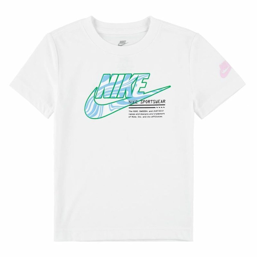 Kort�rmet T-shirt Nike Futura Micro Text #1