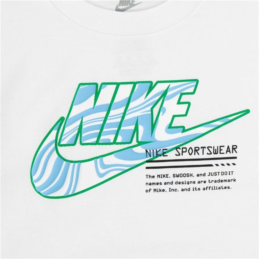 Kort�rmet T-shirt Nike Futura Micro Text #3