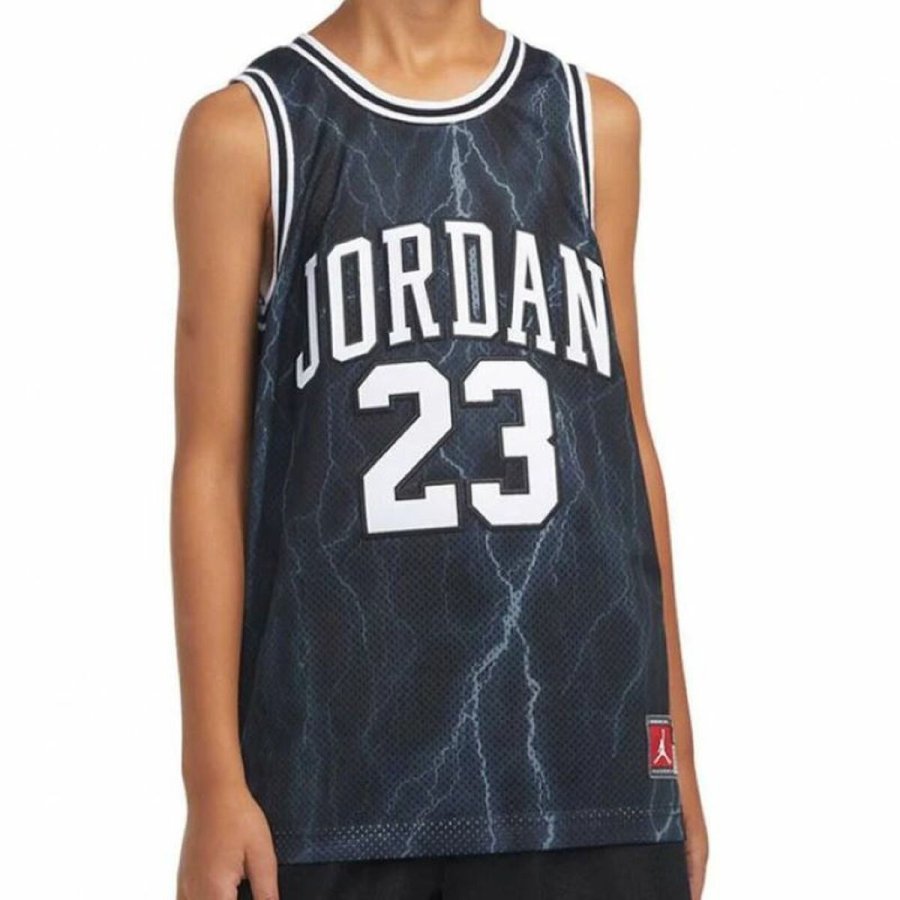 Tank top b�rn Jordan JORDAN 23 AOP JERSEY 95C655 F66 Sort #1