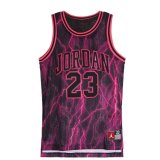 B�rne Kort�rmet T-shirt Nike JDN JORDAN 23 AOP JERSEY 95C655 K09 Sort #1