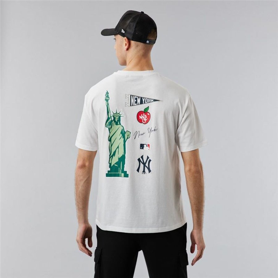 Kort�rmet T-shirt til M�nd New Era New York Yankees MLB City Graphic Oversized #3