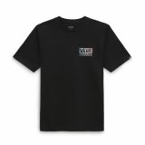 Kort�rmet T-shirt til B�rn Vans Global Stack-B Sort #1