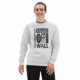 Sweaters uden H�tte til M�nd Vans Global Hvid #1