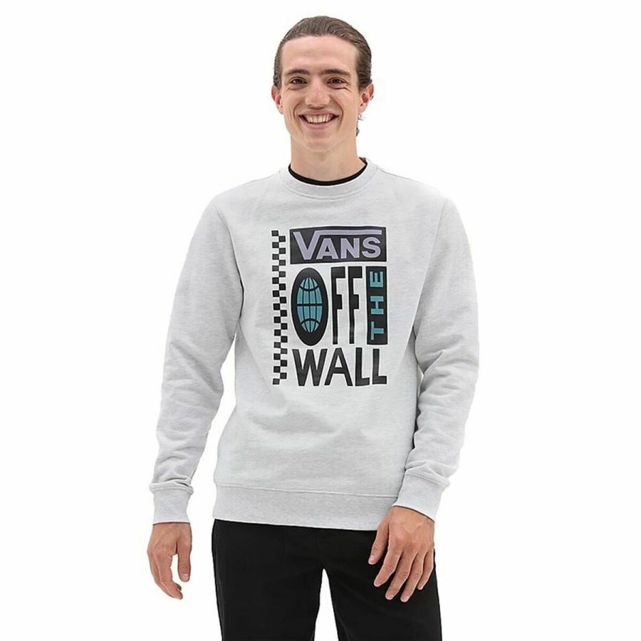 Sweaters uden H�tte til M�nd Vans Global Hvid #1