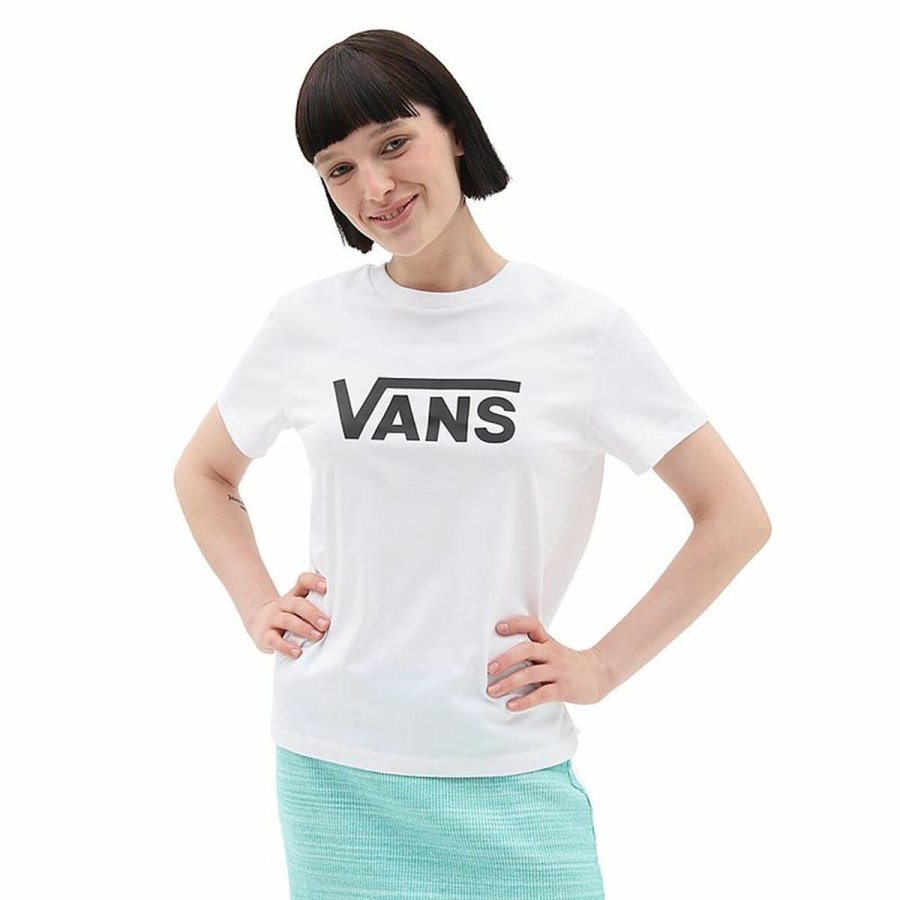 Kortrmet T-shirt til Kvinder Vans Drop V Ss Crew-B #2