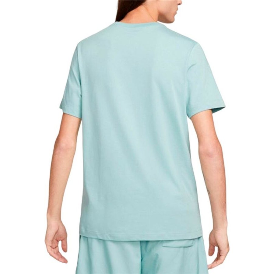 Kort�rmet T-shirt til M�nd Nike AR4997-310 Akvamarin #2