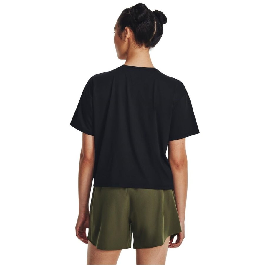 Kort�rmet T-shirt til Kvinder Under Armour Sort Fitness #4