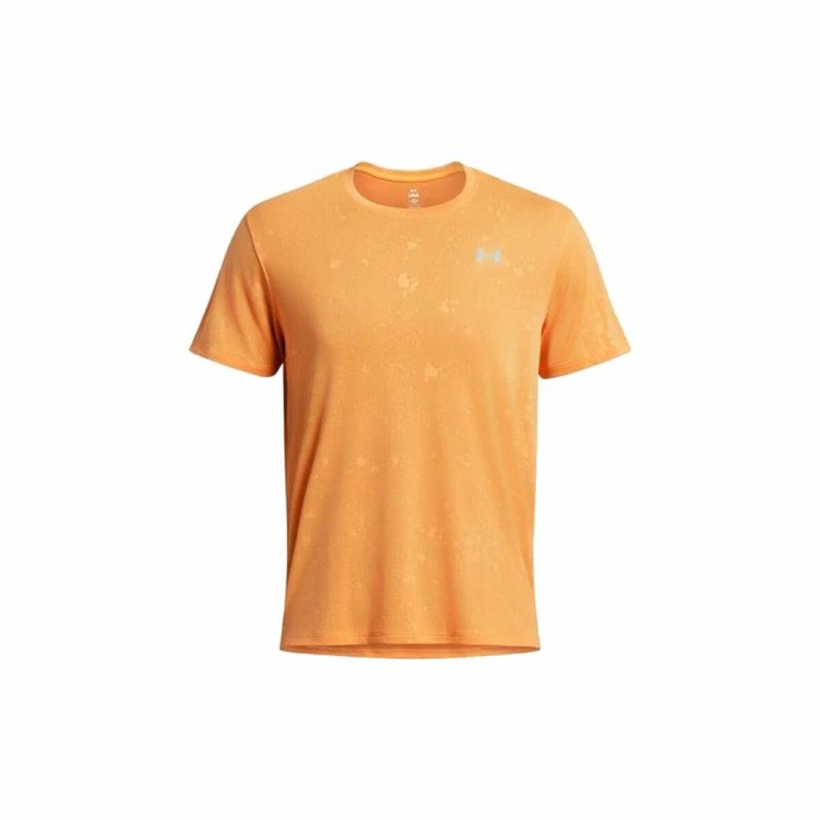 Kortrmet T-shirt til Mnd Under Armour Launch Mrk orange #1