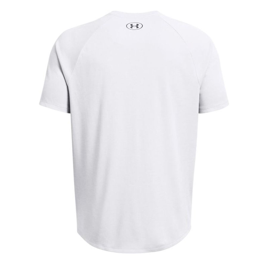 Kort�rmet T-shirt til M�nd Under Armour Tech Textured Hvid #2
