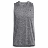 T-shirt til Mnd uden rmer Under Armour Tech Tank Mrkegr #1