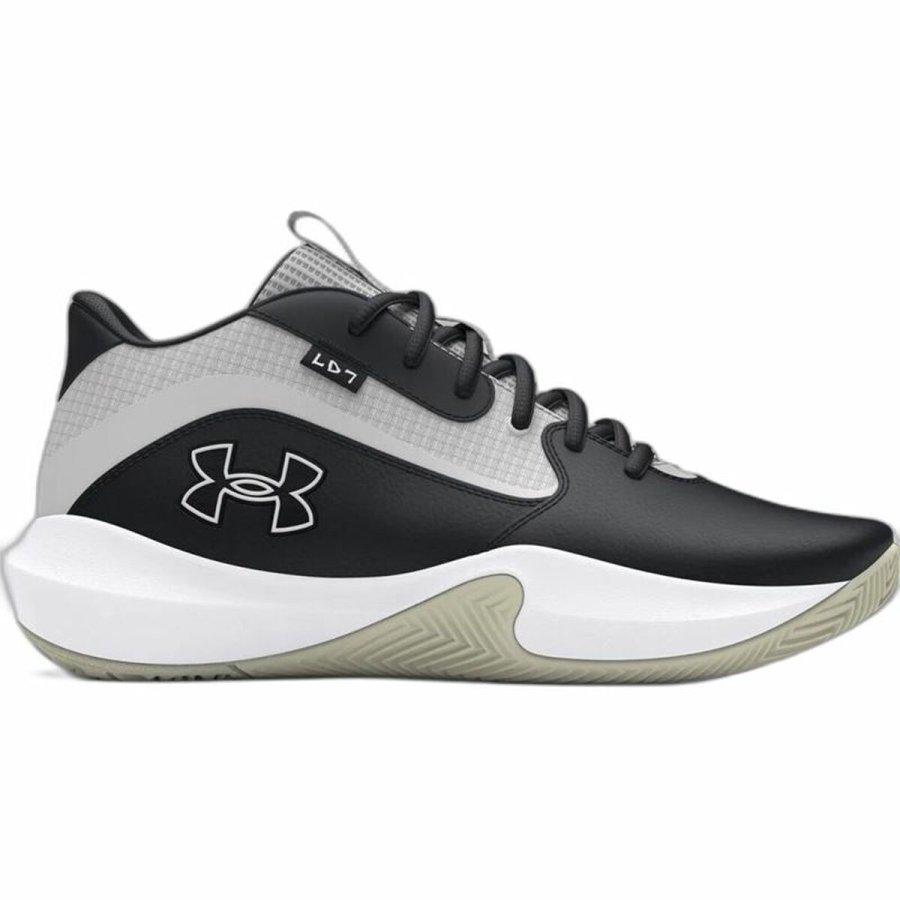 Basketballsko til voksne Under Armour Lockdown 7 Sort #1
