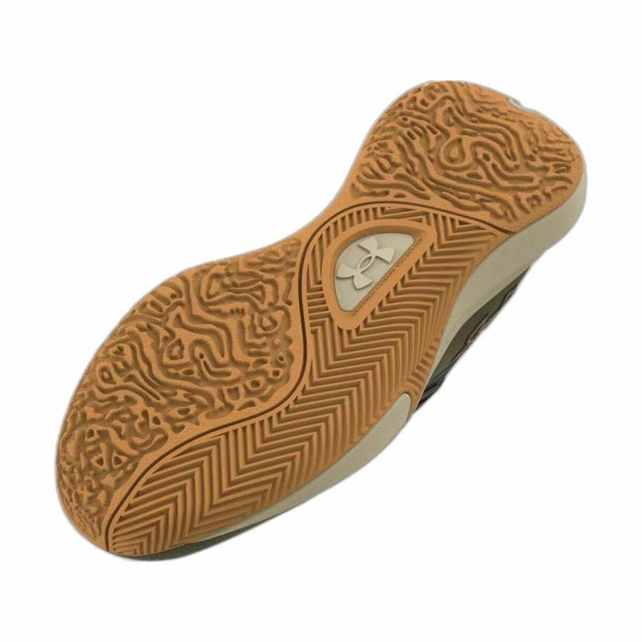 Basketballsko til voksne Under Armour Lockdown 7 Khaki Oliven #3