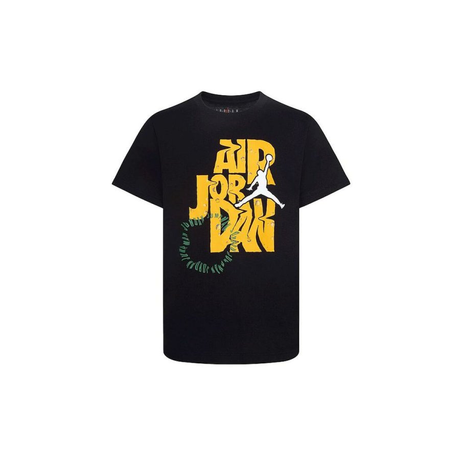 B�rne Kort�rmet T-shirt Nike JDB FUEL UP COOL DOWN DROPS SS 95D150 023 Sort #1