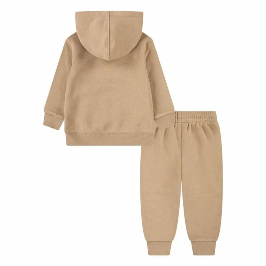 Sportstj til Baby Jordan Brooklyn Fleece Po Set Brun 2 Dele #2