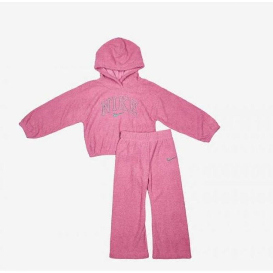 Sportstj til Brn Nike NKG SWOOSH SPIRIT TEDDY SET Pink #2
