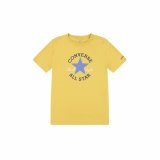 Brne Kortrmet T-shirt Converse Cnvb Dissected Chuck Patch Ss Gylden 12-13 r #1