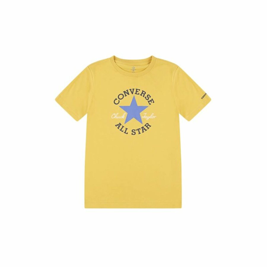 Brne Kortrmet T-shirt Converse Cnvb Dissected Chuck Patch Ss Gylden 12-13 r #1