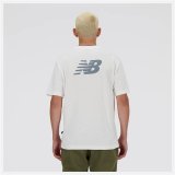 Kort�rmet T-shirt til M�nd New Balance Sport Essentials Hvid #2