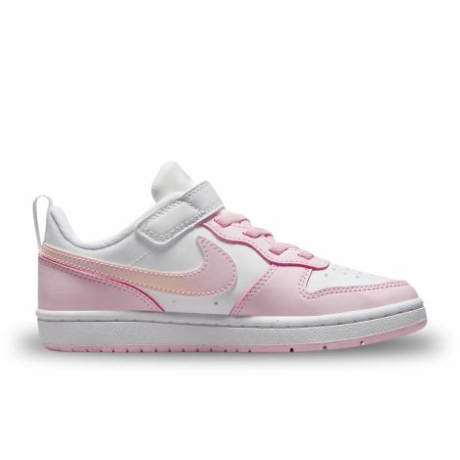 Kondisko til B�rn Nike COURT BOROUGH LOW RECRAFT BPV DV5457 105 Hvid #1