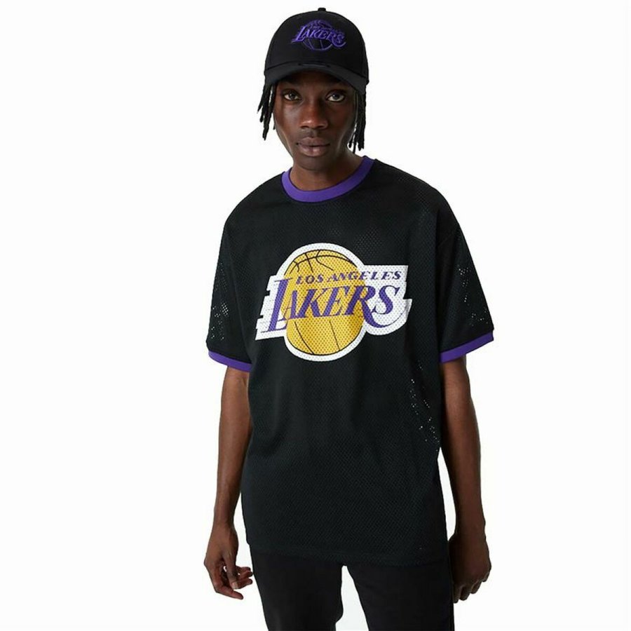 Basketballstrje New Era Mesh LA Lakers Sort #1