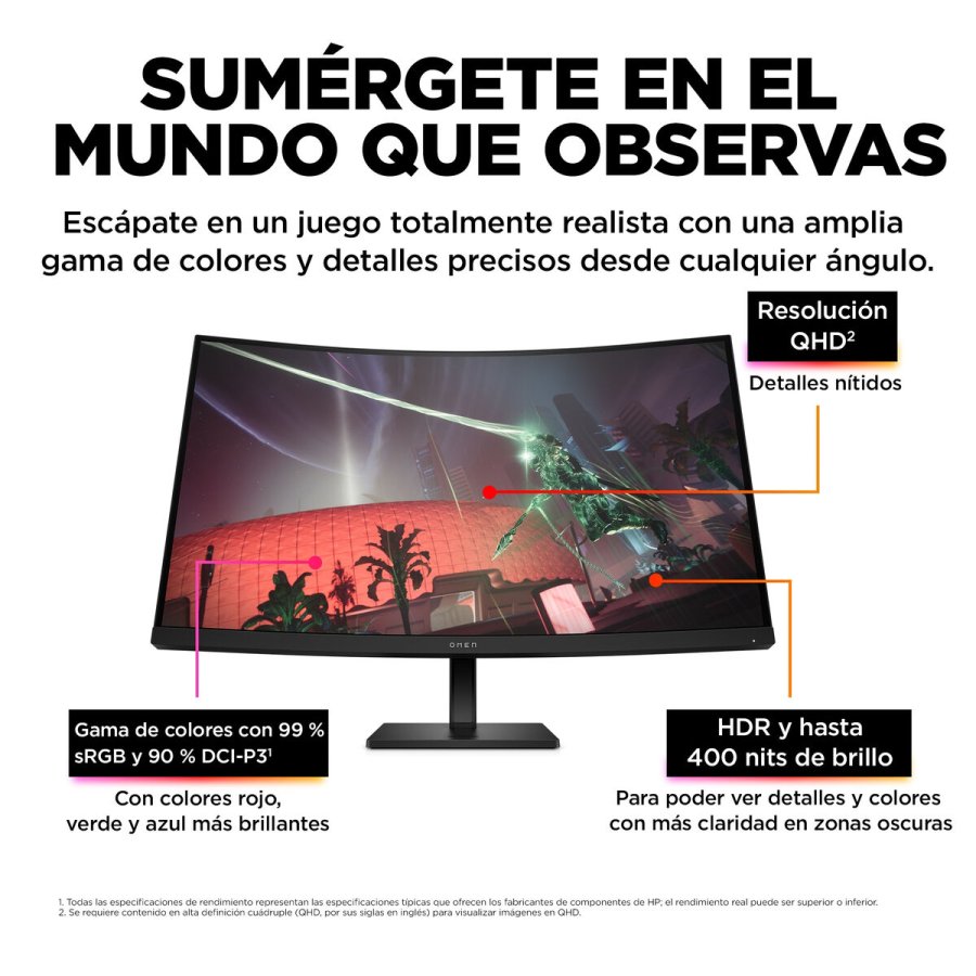 Gaming skrm HP 780K6E9#ABB Quad HD 32