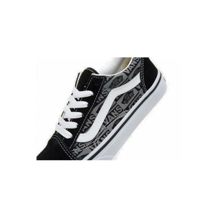 Sportssneakers til damer Vans JN OLD SKOOL LOGO VN0A5EE6N421 Sort #2