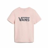 Kortrmet T-shirt til Kvinder Vans Drop V Ss Crew Laksefarvet #1