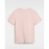 Kortrmet T-shirt til Kvinder Vans Drop V Ss Crew Laksefarvet #2