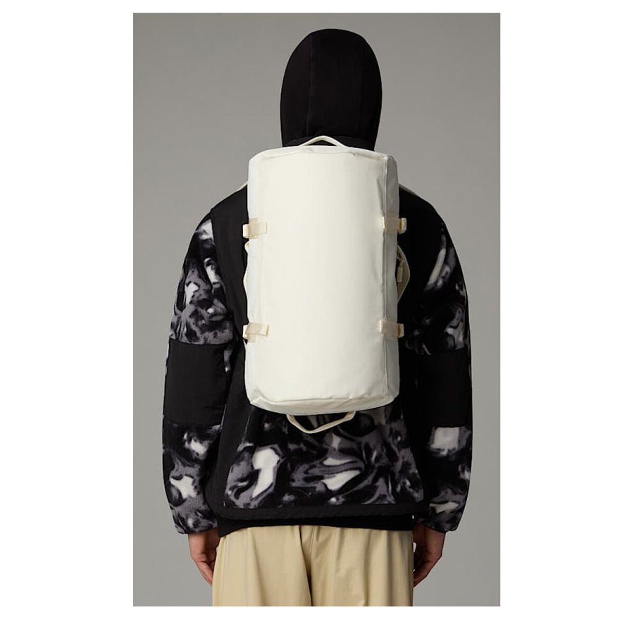 Skoletaske Smiley Hvid Sort #4