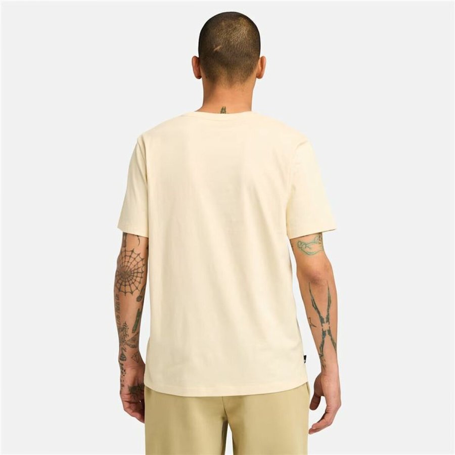 Kortrmet T-shirt til Mnd Timberland Kennebec River Linear Logo #3