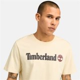 Kortrmet T-shirt til Mnd Timberland Kennebec River Linear Logo #5