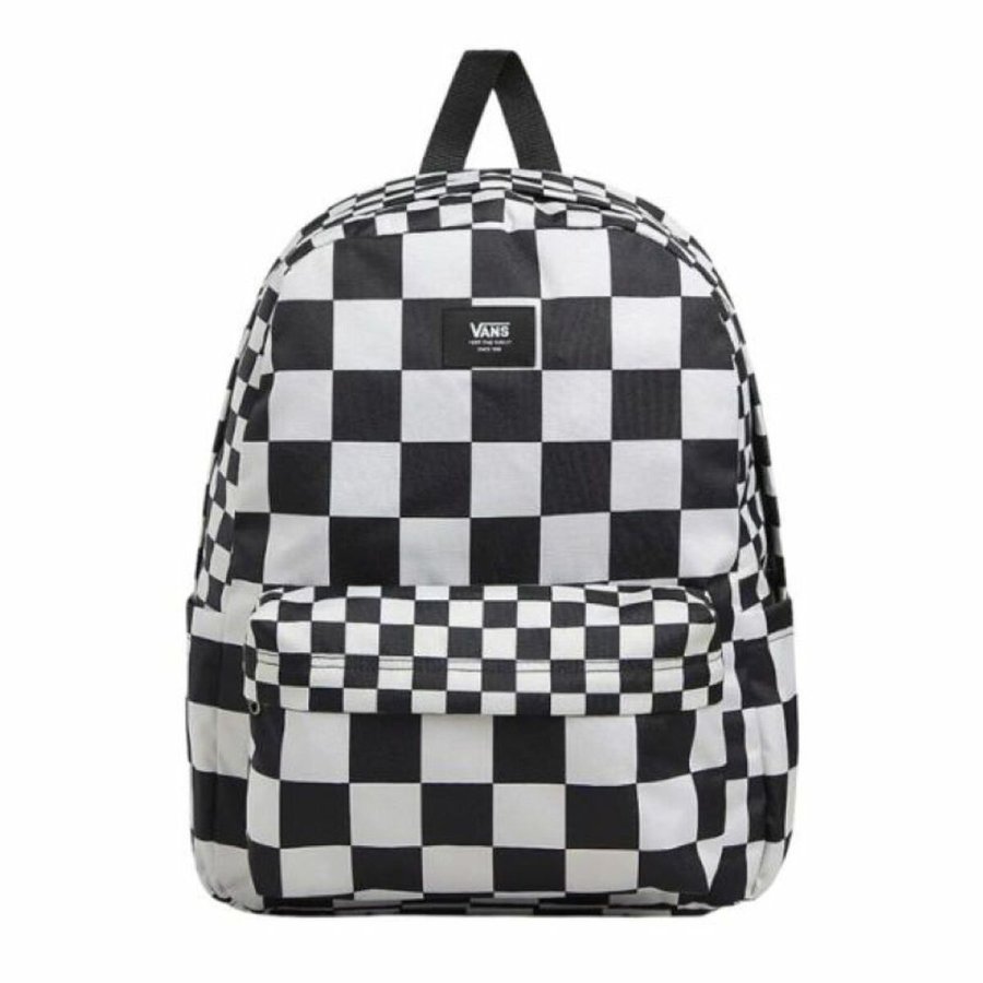 Skoletaske Vans Old Skool Check Backpack VN000H4X3M41 Sort #1