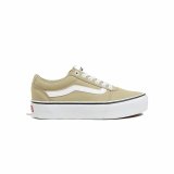 Kvinde Casual Sneakers Vans Ward Platform Cnvs Elm Beige Lys brun #1