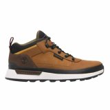 Kvinde Casual Sneakers Timberland Field Trekker Low Lace Up Brun #1