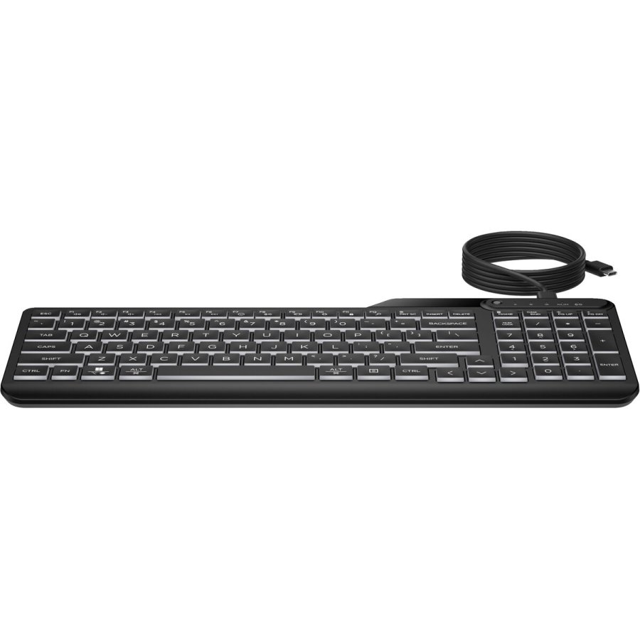 Tastatur HP 7N7C0AA#ABE Hvid Sort Spansk qwerty #1