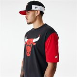 Kort�rmet T-shirt til M�nd New Era NBA Colour Insert Chicago Bulls Sort #4