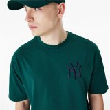 Kort�rmet T-shirt til M�nd New Era League Essentials New York Yankees M�rk gr�n #5