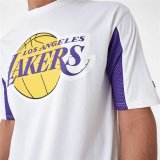 Kortrmet T-shirt til Mnd New Era 60435482 Hvid (S) #3