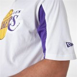 Kortrmet T-shirt til Mnd New Era 60435482 Hvid (S) #6