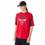 Kortrmet T-shirt til Mnd New Era NBA MESH PANEL OS TEE CHIBU 60435481  Rd (L) #1