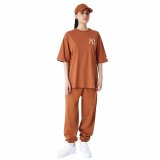 Kortrmet T-shirt til Mnd New Era LEAGUE ESSNTLS LC OS TEE NEYYAN 60435552 Brun (M) #1